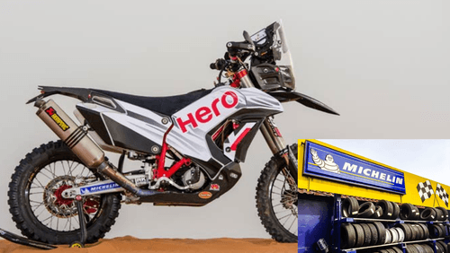 Hero 450 ADV Showcased Impressive Tyre Partnership with Michelin at Bharat Mobility Expo 2024