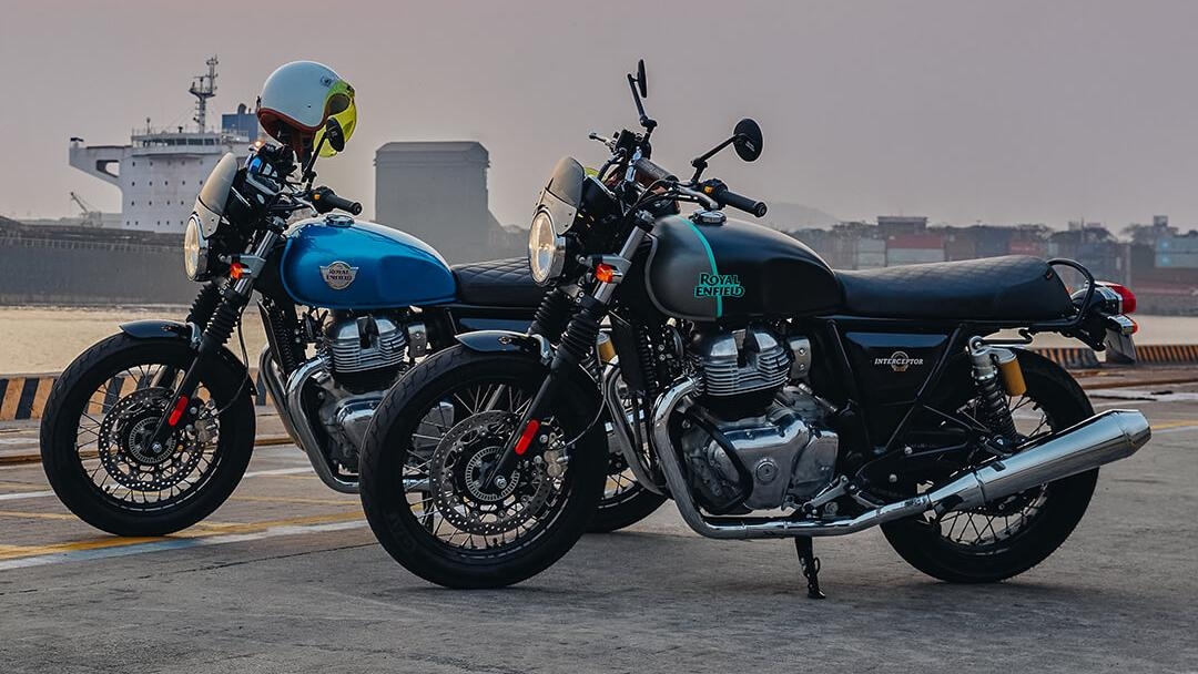 Royal Enfield Interceptor, Continental GT 650 gets new colors & alloy wheels